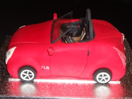 Red Fondant Cadillac XLR