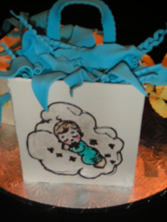 Cake Filled Chocolate Bag