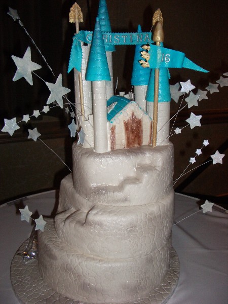 Princess Castle Cake