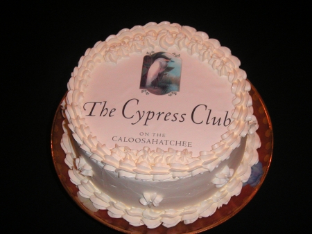 Cypress Club Condominium Logo Cake