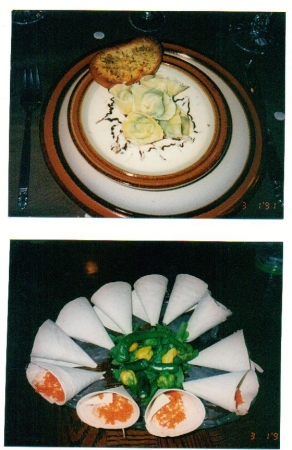 Mexican Hat Escargot  &  Japanese Scallop w/ Masago Handrolls