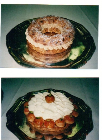 Two versions of St. Honore