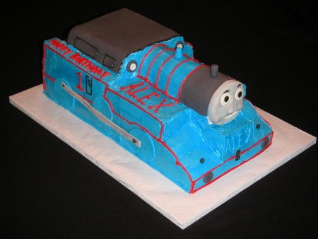 Tommy the Train Birthday Cake