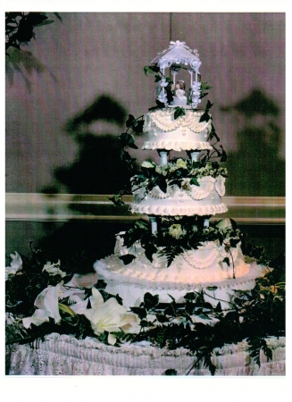 Black & White Wedding Cake